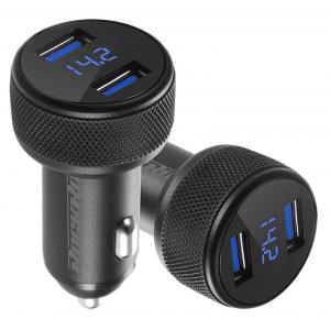 ROCKROSE φορτιστής αυτοκινήτου Ranger Q2, 2x USB, Display, 36W, μαύρος | eLabstore.gr ROCKROSE φορτιστής αυτοκινήτου Ranger Q2, 2x USB, Display, 36W, μαύρος | Αξεσουάρ κινητών | elabstore.gr