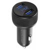 ROCKROSE φορτιστής αυτοκινήτου Ranger Q2, 2x USB, Display, 36W, μαύρος | Αξεσουάρ κινητών | elabstore.gr