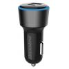 ROCKROSE φορτιστής αυτοκινήτου Ranger PQ, 2x USB, 36W, 3A, μαύρος | Αξεσουάρ κινητών | elabstore.gr