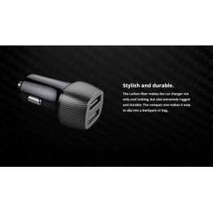 ROCKROSE φορτιστής αυτοκινήτου Safari P2, 2x USB, 12W, 2.4A, μαύρο | Αξεσουάρ κινητών | elabstore.gr