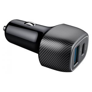 ROCKROSE φορτιστής αυτοκινήτου Safari PQ, 2x USB, 3.0, 36W, 3A, μαύρος | Αξεσουάρ κινητών | elabstore.gr