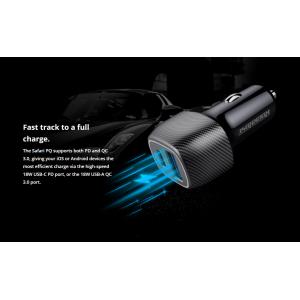 ROCKROSE φορτιστής αυτοκινήτου Safari PQ, 2x USB, 3.0, 36W, 3A, μαύρος | eLabstore.gr