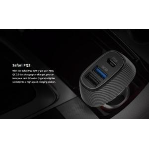 ROCKROSE φορτιστής αυτοκινήτου Safari PQ2, 3x USB, 42W, 3A, μαύρος | Αξεσουάρ κινητών | elabstore.gr
