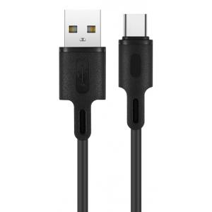 ROCKROSE καλώδιο USB σε USB Type-C Beta AC, 2.4A 12W, 1m, μαύρο | Αξεσουάρ κινητών | elabstore.gr