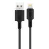 ROCKROSE καλώδιο USB σε Lightning Beta AL, 2.4A 12W, 1m, μαύρο | Αξεσουάρ κινητών | elabstore.gr