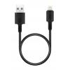 ROCKROSE καλώδιο USB σε Lightning Beta AL Mini, 2.4A 12W, 30cm, μαύρο | Αξεσουάρ κινητών | elabstore.gr