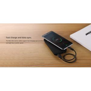 ROCKROSE καλώδιο USB σε Lightning Beta AL Mini, 2.4A 12W, 30cm, μαύρο | Αξεσουάρ κινητών | elabstore.gr
