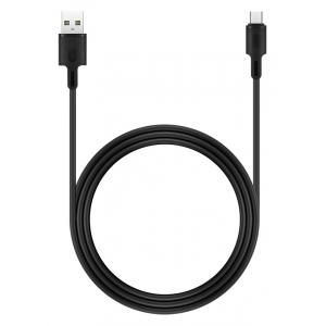 ROCKROSE καλώδιο USB σε Micro USB Beta AM, 2.4A 12W, 1m, μαύρο | Αξεσουάρ κινητών | elabstore.gr