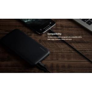 ROCKROSE καλώδιο USB σε Micro USB Beta AM, 2.4A 12W, 1m, μαύρο | Αξεσουάρ κινητών | elabstore.gr