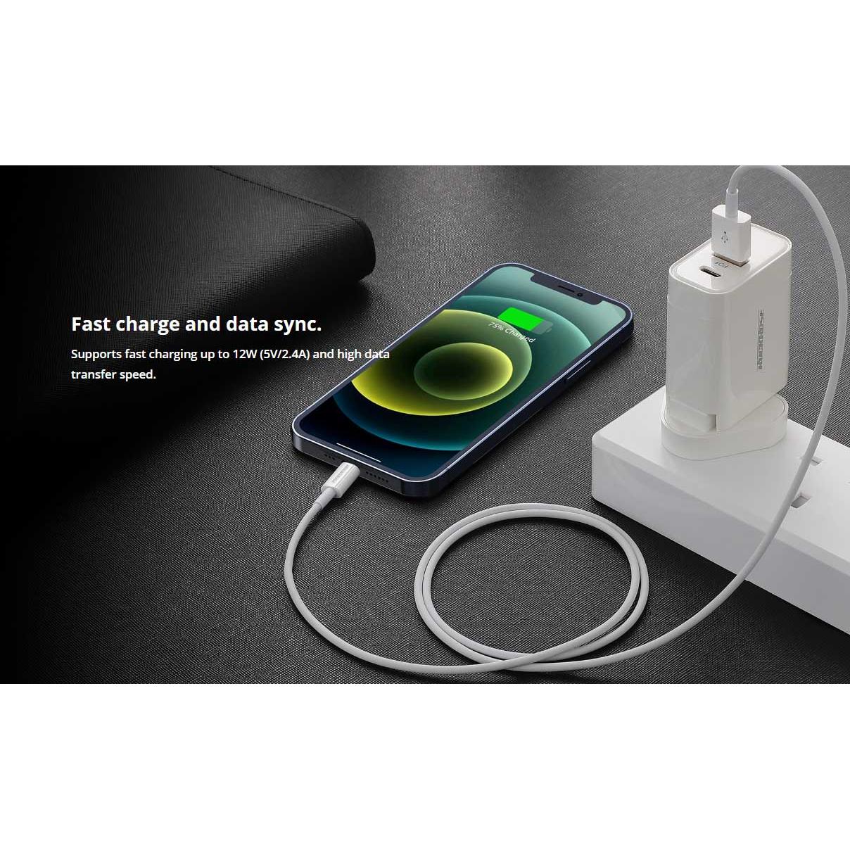 ROCKROSE καλώδιο USB σε USB Type-C Zeta AC, 2.4A 12W, 1m, λευκό | eLabstore.gr ROCKROSE καλώδιο USB σε USB Type-C Zeta AC, 2.4A 12W, 1m, λευκό | Αξεσουάρ κινητών | elabstore.gr