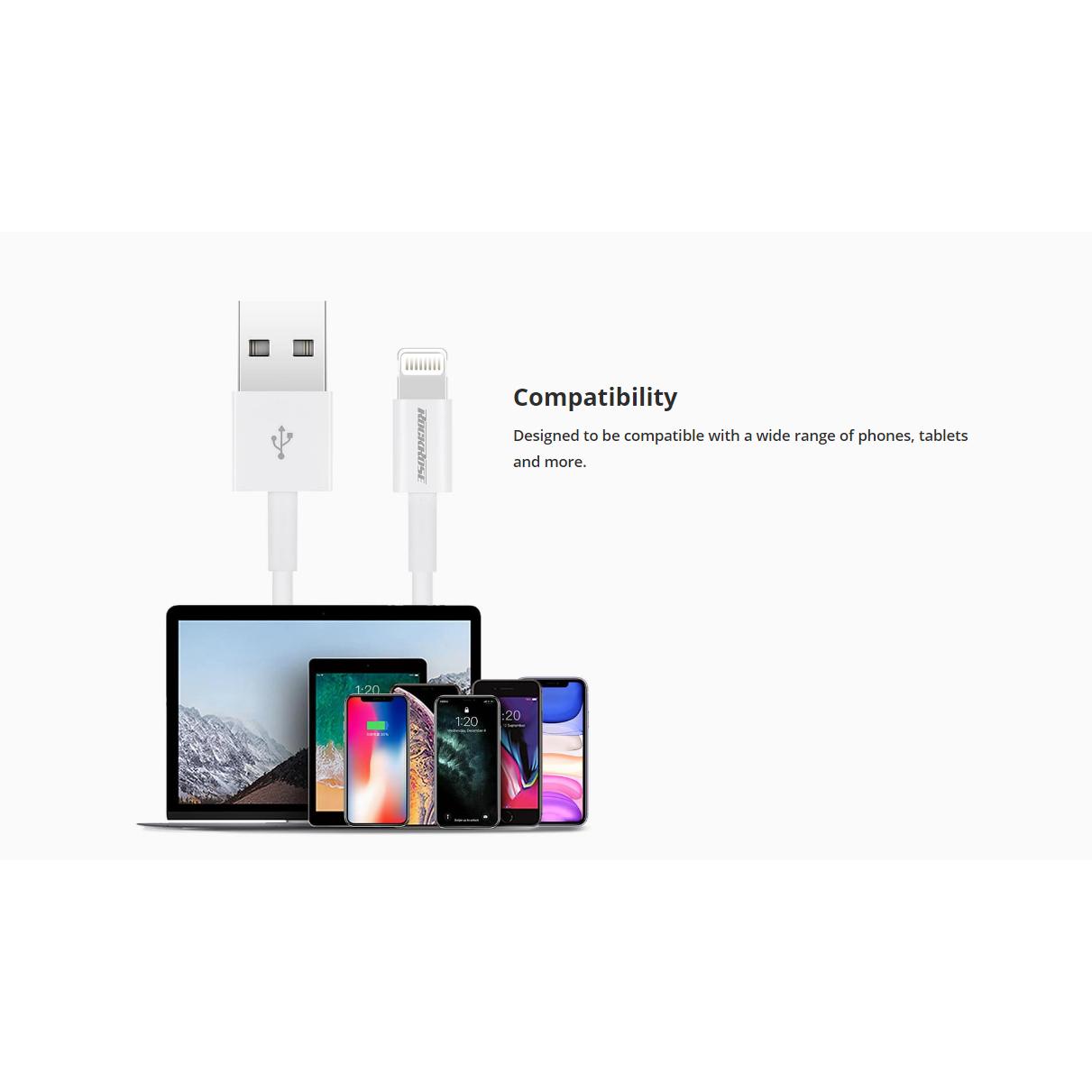 ROCKROSE καλώδιο USB σε USB Type-C Zeta AC, 2.4A 12W, 1m, λευκό | eLabstore.gr ROCKROSE καλώδιο USB σε USB Type-C Zeta AC, 2.4A 12W, 1m, λευκό | Αξεσουάρ κινητών | elabstore.gr