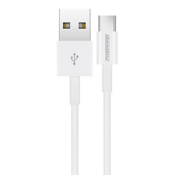ROCKROSE καλώδιο USB σε USB Type-C Zeta AC, 2.4A 12W, 1m, λευκό | eLabstore.gr ROCKROSE καλώδιο USB σε USB Type-C Zeta AC, 2.4A 12W, 1m, λευκό | Αξεσουάρ κινητών | elabstore.gr