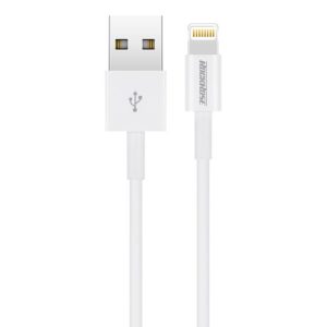 ROCKROSE καλώδιο USB σε Lightning Zeta AL, 2.4A 12W, 1m, λευκό | Αξεσουάρ κινητών | elabstore.gr