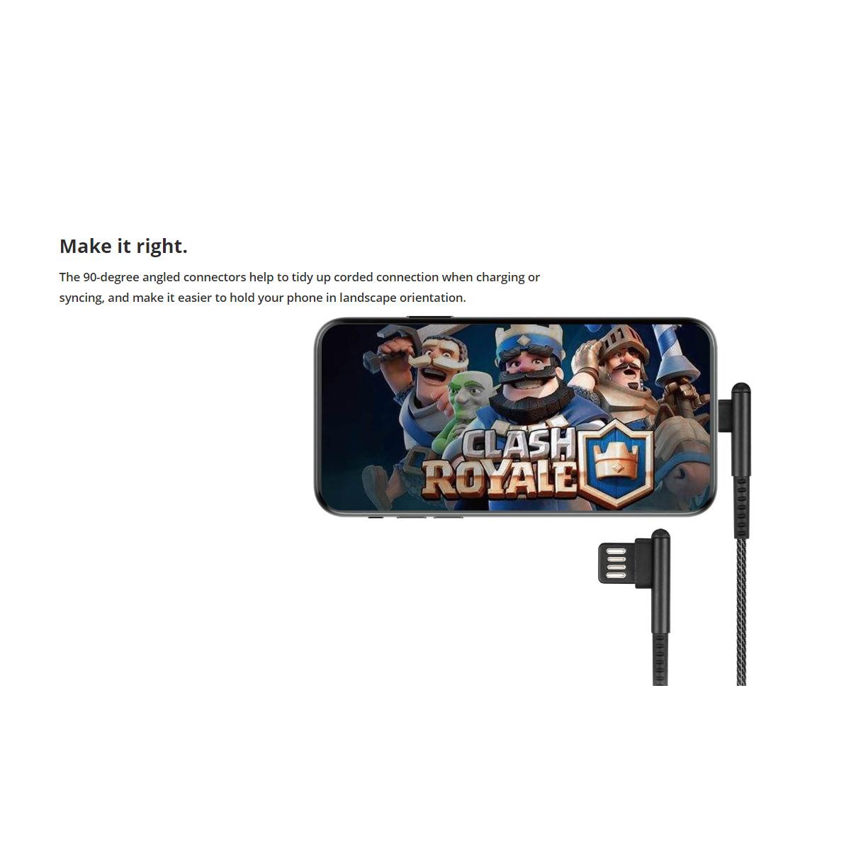 ROCKROSE καλώδιο USB σε Lightning Janus AL, 2.1A, 1m, μαύρο | eLabstore.gr ROCKROSE καλώδιο USB σε Lightning Janus AL, 2.1A, 1m, μαύρο | Αξεσουάρ κινητών | elabstore.gr