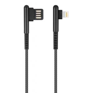 ROCKROSE καλώδιο USB σε Lightning Janus AL, 2.1A, 1m, μαύρο | Αξεσουάρ κινητών | elabstore.gr