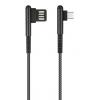 ROCKROSE καλώδιο USB σε Micro USB Janus AM, 2.1A, 1m, μαύρο | Αξεσουάρ κινητών | elabstore.gr