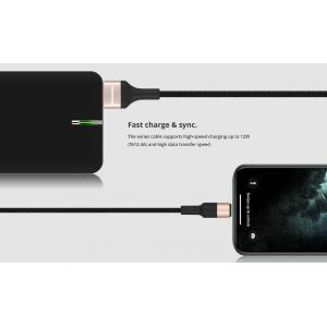 ROCKROSE καλώδιο USB σε Micro USB Acacia AM, 2.4A 12W, 1m, χρυσό-μαύρο | Αξεσουάρ κινητών | elabstore.gr