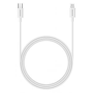 ROCKROSE καλώδιο Type-C σε Lightning IVORY CL, 2.4A  8W PD, 1m, λευκό | Αξεσουάρ κινητών | elabstore.gr