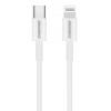 ROCKROSE καλώδιο Type-C σε Lightning IVORY CL, 2.4A  8W PD, 1m, λευκό | Αξεσουάρ κινητών | elabstore.gr