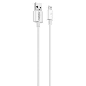 ROCKROSE καλώδιο Type-C σε Lightning IVORY CL, 2.4A  8W PD, 1m, λευκό | Αξεσουάρ κινητών | elabstore.gr