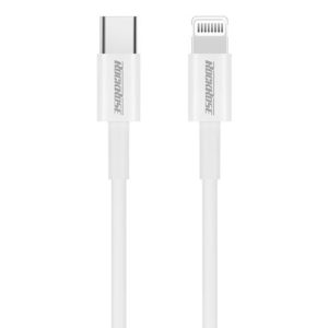 ROCKROSE καλώδιο Type-C σε Lightning IVORY CL, 2.4A  8W PD, 1m, λευκό | Αξεσουάρ κινητών | elabstore.gr