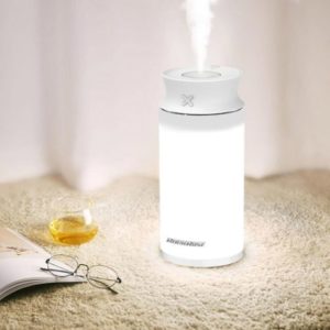 ROCKROSE υγραντήρας RRCT06, 400ml, φωτιζόμενος, λευκός | Οικιακές & Προσωπικές Συσκευές | elabstore.gr