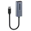 ROCKROSE αντάπτορας Type-C σε Ethernet Infinity E, μεταλλικό, γκρι-μαύρο | Συνοδευτικά PC | elabstore.gr