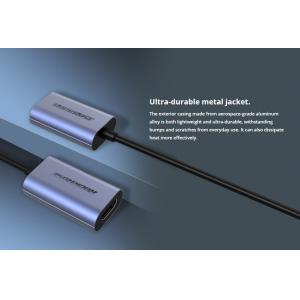 ROCKROSE αντάπτορας Type-C σε HDMI Infinity V, μεταλλικός, γκρι-μαύρο | Συνοδευτικά PC | elabstore.gr
