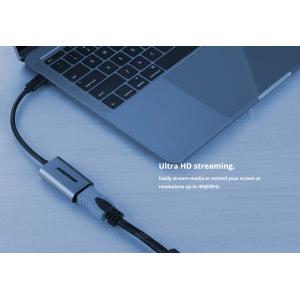 ROCKROSE αντάπτορας Type-C σε HDMI Infinity V, μεταλλικός, γκρι-μαύρο | Συνοδευτικά PC | elabstore.gr