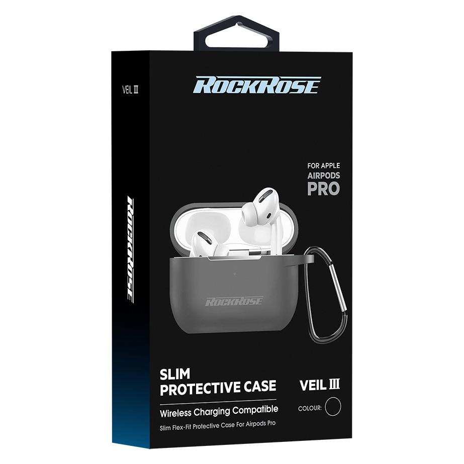 ROCKROSE θήκη προστασίας Veil IIΙ για AirPods Pro, μαύρη | eLabstore.gr ROCKROSE θήκη προστασίας Veil IIΙ για AirPods Pro, μαύρη | Αξεσουάρ κινητών | elabstore.gr
