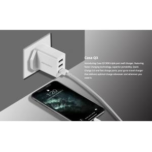 ROCKROSE φορτιστής τοίχου Casa Q3, 3x USB, QC 3.0, 30W, λευκός | Αξεσουάρ κινητών | elabstore.gr