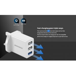 ROCKROSE φορτιστής τοίχου Casa Q3, 3x USB, QC 3.0, 30W, λευκός | Αξεσουάρ κινητών | elabstore.gr
