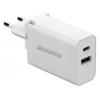 ROCKROSE φορτιστής τοίχου Casa PQ Pro, 2x USB, PD, QC 3.0, 30W, λευκός | Αξεσουάρ κινητών | elabstore.gr
