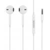 ROCKROSE earphones με μικρόφωνο Solo MC, 3.5mm, 1.2m, λευκά | Αξεσουάρ κινητών | elabstore.gr