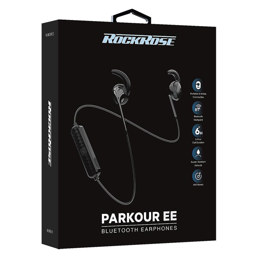 ROCKROSE bluetooth earphones Parkour EE, BT 5.0, 60mAh, μαύρα | eLabstore.gr ROCKROSE bluetooth earphones Parkour EE, BT 5.0, 60mAh, μαύρα | Αξεσουάρ κινητών | elabstore.gr