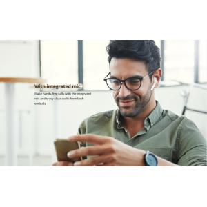 ROCKROSE earbuds Opera II με θήκη φόρτισης, True Wireless, λευκά | Αξεσουάρ κινητών | elabstore.gr