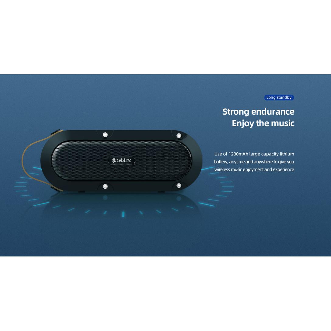 CELEBRAT φορητό ηχείο SP-5, 10W TWS, BT/3.5mm/USB/SD Card, μαύρο | eLabstore.gr CELEBRAT φορητό ηχείο SP-5, 10W TWS, BT/3.5mm/USB/SD Card, μαύρο | Εικόνα & Ήχος | elabstore.gr
