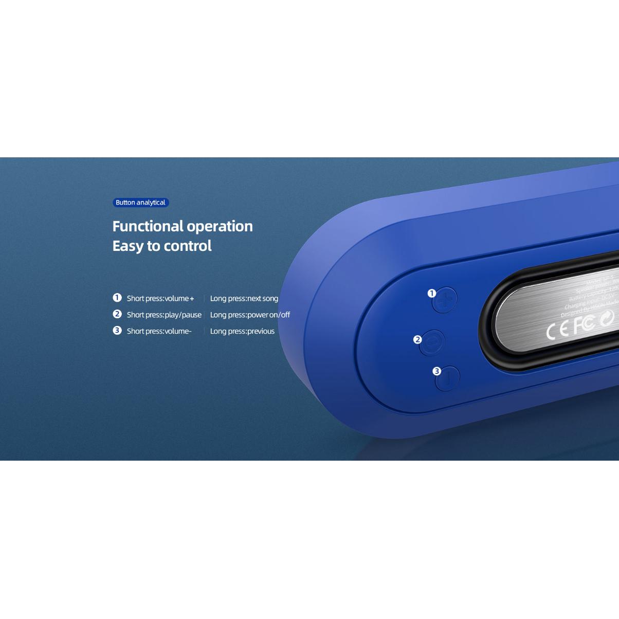 CELEBRAT φορητό ηχείο SP-5, 10W TWS, BT/3.5mm/USB/SD Card, μαύρο | eLabstore.gr CELEBRAT φορητό ηχείο SP-5, 10W TWS, BT/3.5mm/USB/SD Card, μαύρο | Εικόνα & Ήχος | elabstore.gr