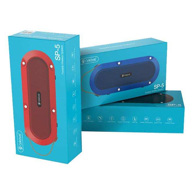 CELEBRAT φορητό ηχείο SP-5, 10W TWS, BT/3.5mm/USB/SD Card, μαύρο | eLabstore.gr CELEBRAT φορητό ηχείο SP-5, 10W TWS, BT/3.5mm/USB/SD Card, μαύρο - Image 6