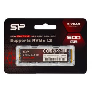SILICON POWER SSD PCIe Gen3x4 M.2 2280 UD70, 500GB, 3.400-3.000MB/s | PC & Αναβάθμιση | elabstore.gr