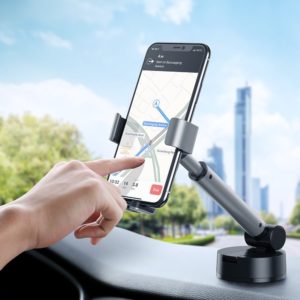 BASEUS βάση smartphone με βεντούζα για αυτοκίνητο SUYL-JY0S, ασημί | eLabstore.gr