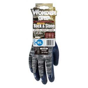 WONDER GRIP αντιολισθητικά γάντια εργασίας Rock & Stone, 8/M, γκρι | Εργαλεία | elabstore.gr