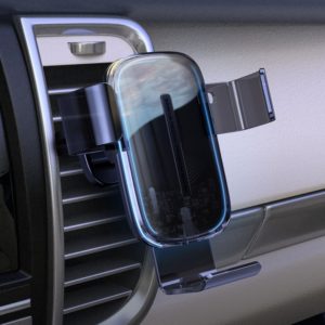 BASEUS ασύρματος φορτιστής και βάση αυτοκινήτου WXYL-K01, 15W, μαύρο | eLabstore.gr