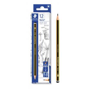STAEDTLER ξύλινο μολύβι Noris 120-1, εξάγωνο, B1, 12τμχ | Αναλώσιμα - Είδη Γραφείου | elabstore.gr