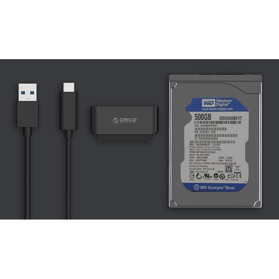 ORICO αντάπτορας SATA σε USB 3.0 για 2.5" HDD/SSD 20UTS, 5Gbps, μαύρος | eLabstore.gr ORICO αντάπτορας SATA σε USB 3.0 για 2.5" HDD/SSD 20UTS, 5Gbps, μαύρος | Συνοδευτικά PC | elabstore.gr