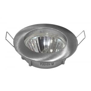 ADELEQ μεταλλικό πλαίσιο spot για G5.3, χωνευτό, 12V, 50W, inox, 2τμχ | Φωτισμός | elabstore.gr