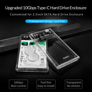 ORICO εξωτερική θήκη για 2.5" HDD 2139C3, USB 3.1, 10Gbps, 4TB, διάφανη | eLabstore.gr ORICO εξωτερική θήκη για 2.5" HDD 2139C3, USB 3.1, 10Gbps, 4TB, διάφανη | Συνοδευτικά PC | elabstore.gr
