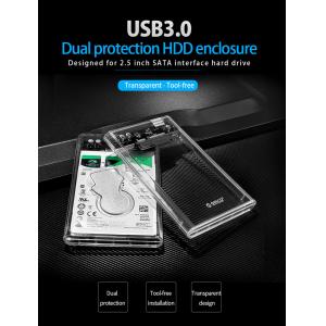 ORICO εξωτερική θήκη για 2.5" HDD 2139U3, USB 3.0, 4TB, διάφανη | Συνοδευτικά PC | elabstore.gr