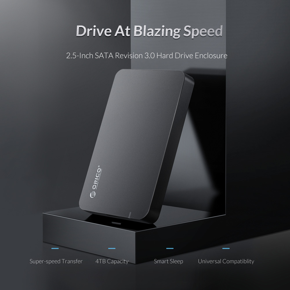 ORICO εξωτερική θήκη για 2.5" HDD 2569S3, USB 3.0, 4TB, 5Gbps, μαύρη | eLabstore.gr ORICO εξωτερική θήκη για 2.5" HDD 2569S3, USB 3.0, 4TB, 5Gbps, μαύρη | Συνοδευτικά PC | elabstore.gr