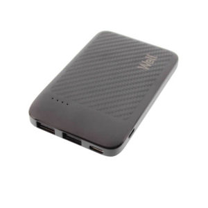 Φορητός Φορτιστής 5000mA 2.1A μαύρο Intense Power Bank Well PBANK-INTENSE50BK-WL | Περιφερειακά | elabstore.gr
